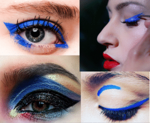 mac - blue - eye makeup - trends - makeup