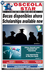 Osceola Star Newspaper - Scholarships available now.