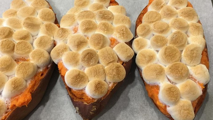 twice-baked sweet potatoes by allrecipes
